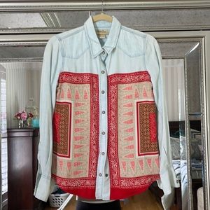 Lucky Button Up Blouse